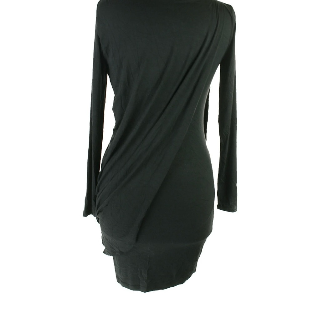 Elegant Black Long Sleeve Dress